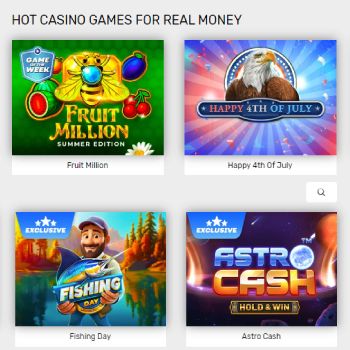 Bovada casino games